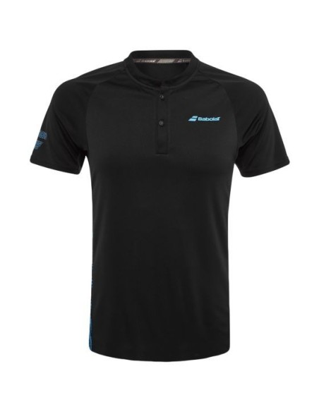 POLO HERREN BABOLAT PERFORMANCE SCHWARZ 